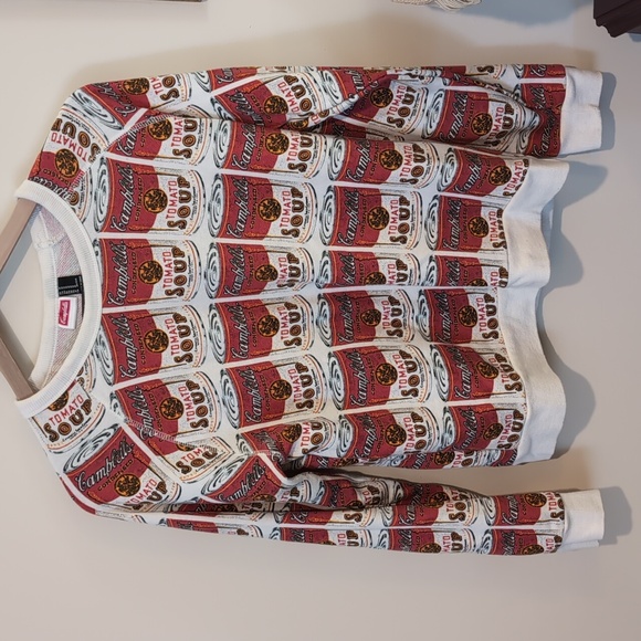 Campbell's Tomato Soup Long Sleeve Shirt - Size M - Picture 1 of 3